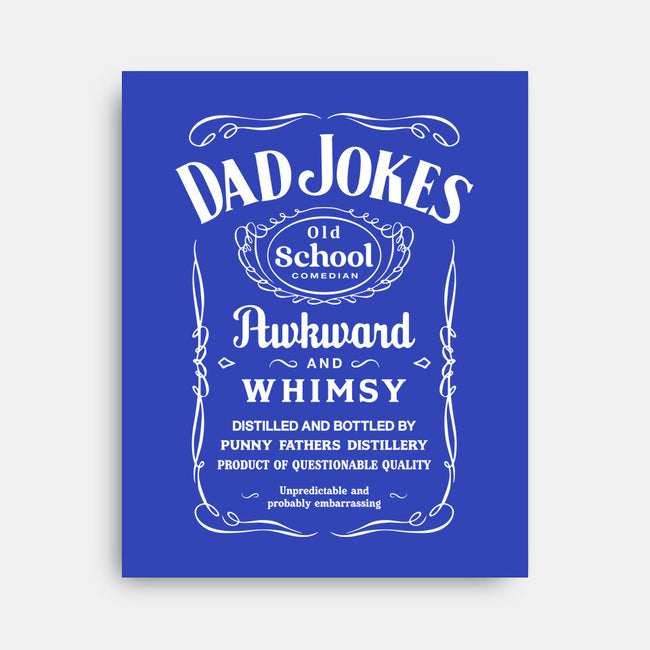 Dad Jokes Distillery-None-Stretched-Canvas-retrodivision