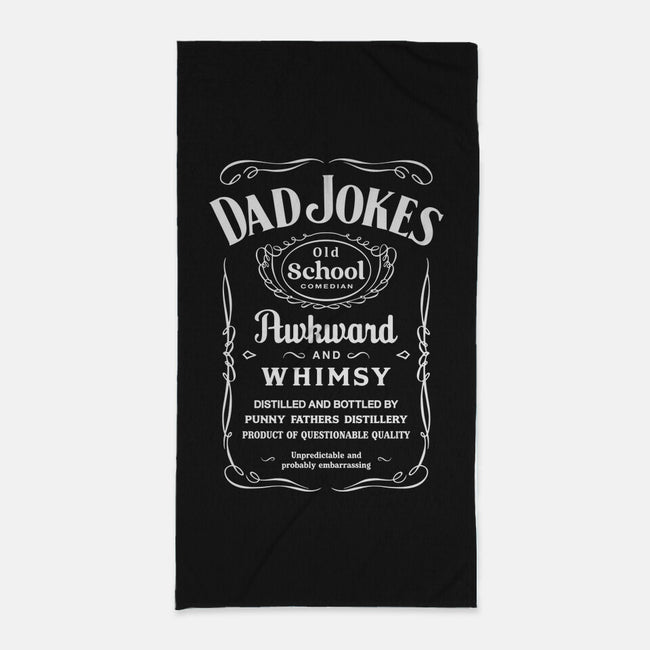 Dad Jokes Distillery-None-Beach-Towel-retrodivision