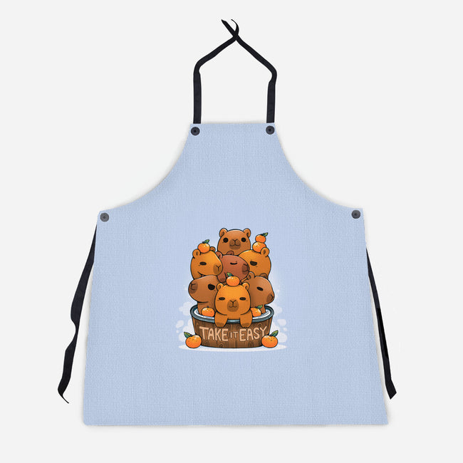 Take It Easy-Unisex-Kitchen-Apron-Vallina84