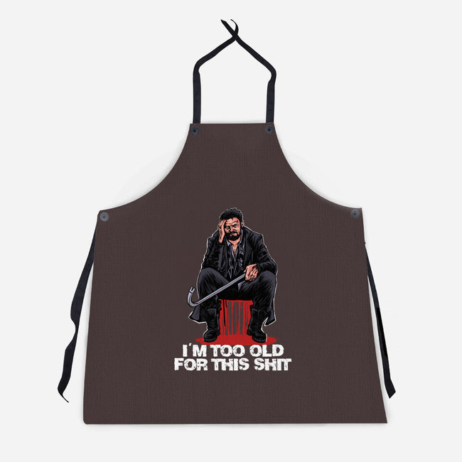 Butcher Is Too Old-Unisex-Kitchen-Apron-zascanauta