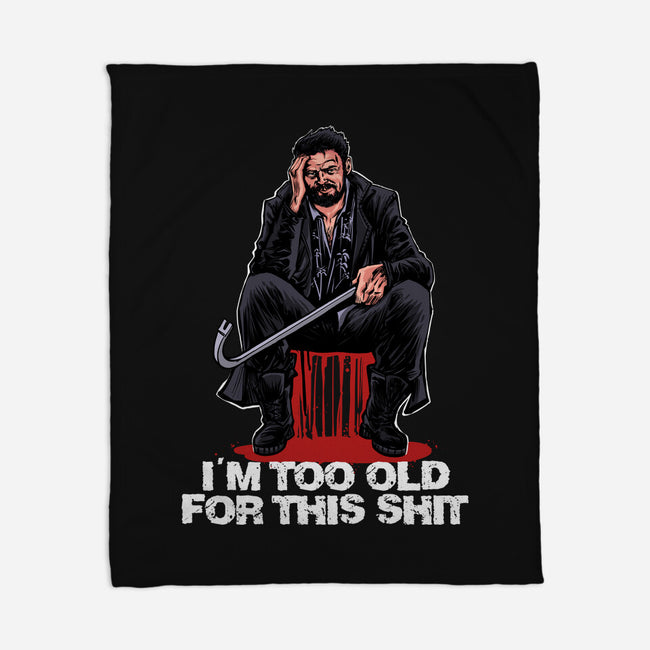 Butcher Is Too Old-None-Fleece-Blanket-zascanauta