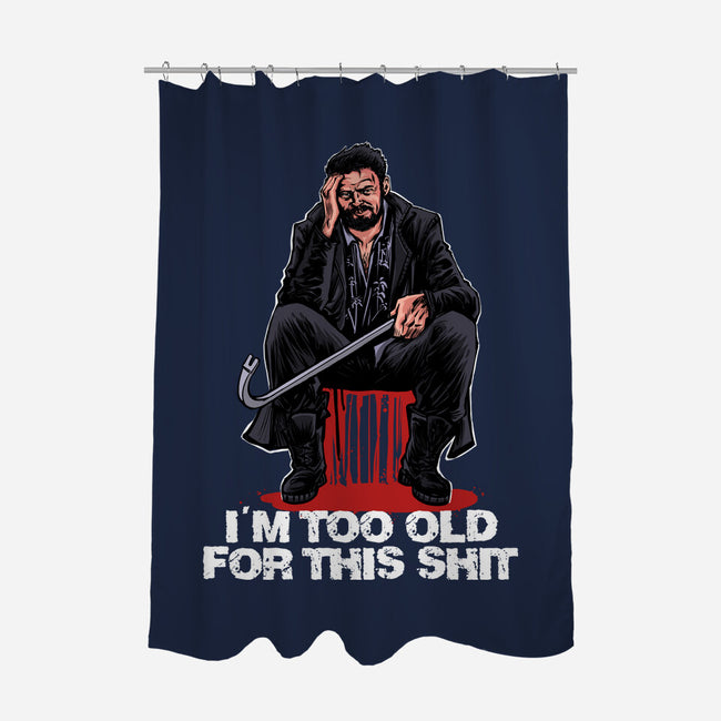 Butcher Is Too Old-None-Polyester-Shower Curtain-zascanauta