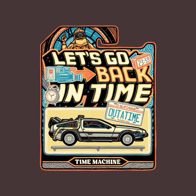 Time Machine Vehicle-None-Polyester-Shower Curtain-glitchygorilla