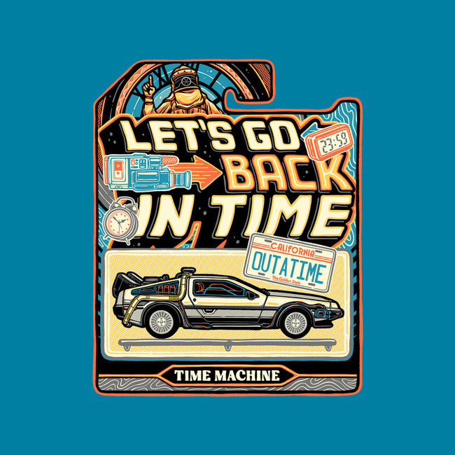 Time Machine Vehicle-None-Stretched-Canvas-glitchygorilla