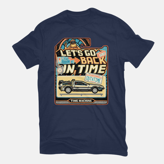 Time Machine Vehicle-Mens-Premium-Tee-glitchygorilla