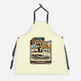 Time Machine Vehicle-Unisex-Kitchen-Apron-glitchygorilla