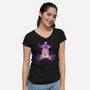 Villainous Spell-Womens-V-Neck-Tee-dalethesk8er