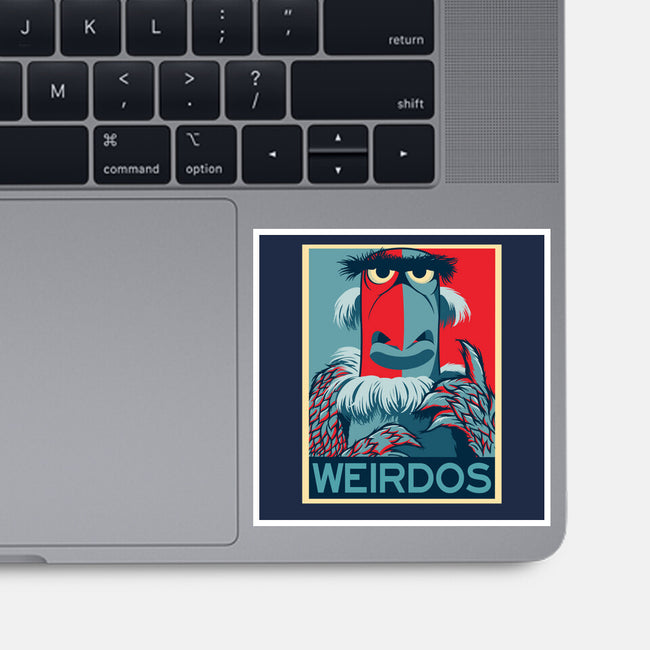 Weirdos-None-Glossy-Sticker-SeamusAran