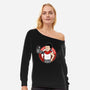 Capsule Boy-Womens-Off Shoulder-Sweatshirt-pigboom