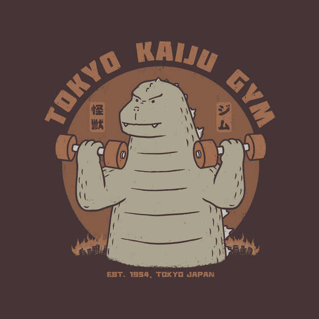 Tokyo Kaiju Gym-None-Removable Cover-Throw Pillow-pigboom