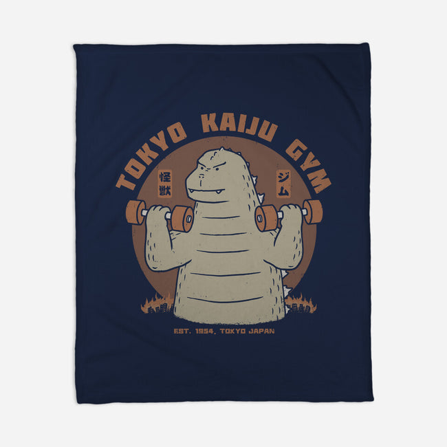 Tokyo Kaiju Gym-None-Fleece-Blanket-pigboom