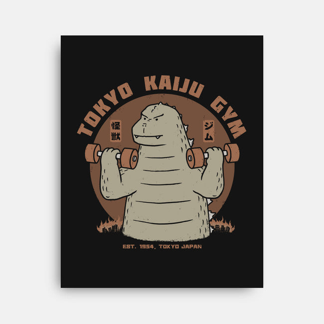 Tokyo Kaiju Gym-None-Stretched-Canvas-pigboom