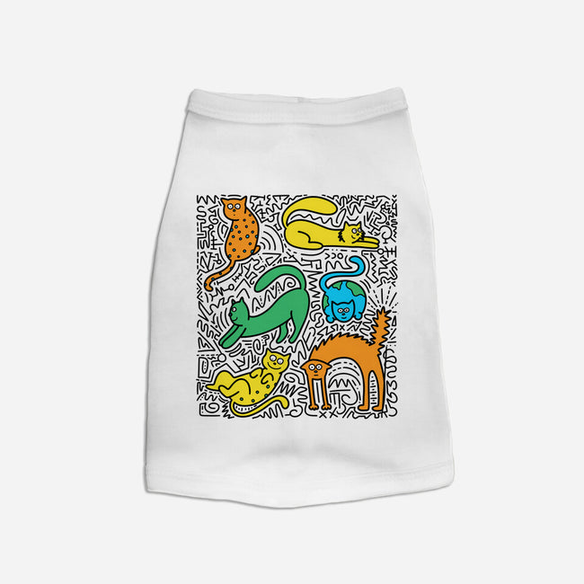 Kitty Haring-Cat-Basic-Pet Tank-estudiofitas