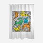 Kitty Haring-None-Polyester-Shower Curtain-estudiofitas