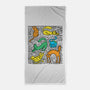 Kitty Haring-None-Beach-Towel-estudiofitas