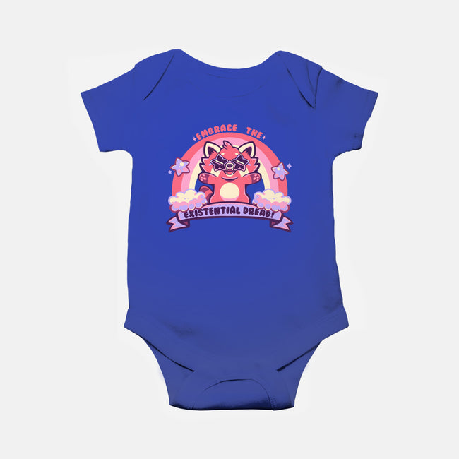 Embrace The Existential Dread-Baby-Basic-Onesie-TechraNova