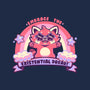 Embrace The Existential Dread-None-Glossy-Sticker-TechraNova