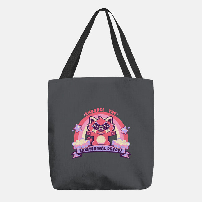 Embrace The Existential Dread-None-Basic Tote-Bag-TechraNova