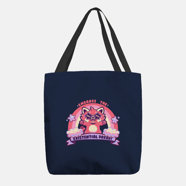 Embrace The Existential Dread-None-Basic Tote-Bag-TechraNova