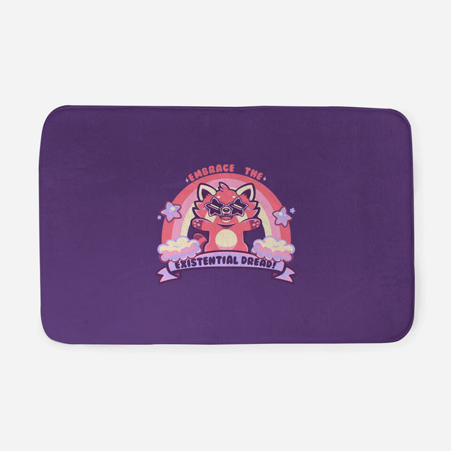 Embrace The Existential Dread-None-Memory Foam-Bath Mat-TechraNova