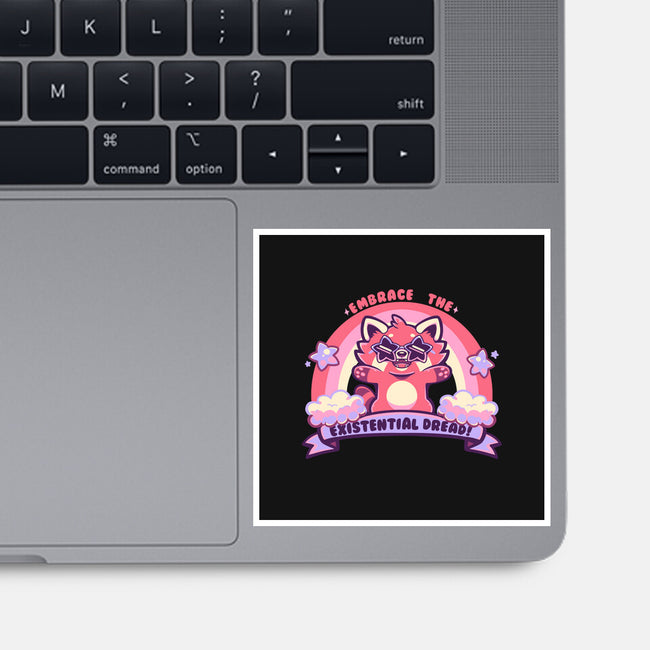 Embrace The Existential Dread-None-Glossy-Sticker-TechraNova