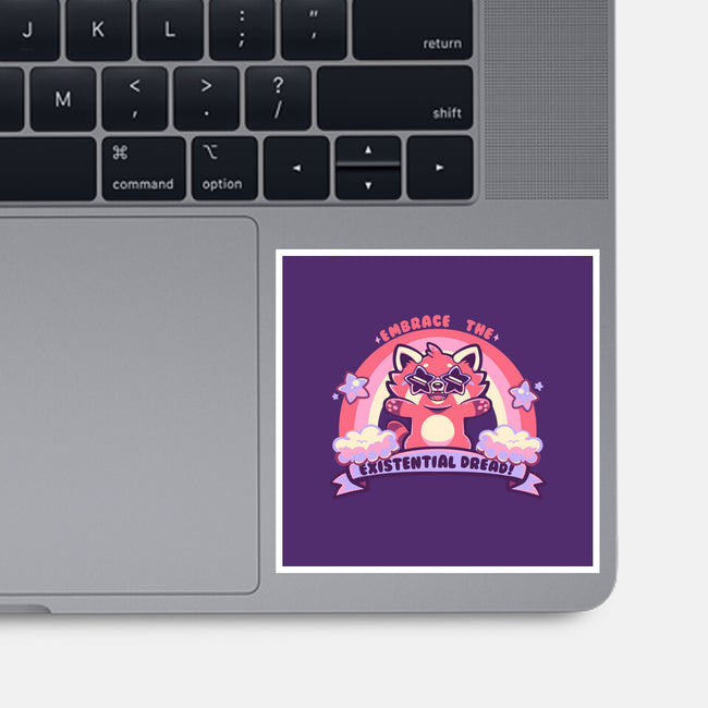 Embrace The Existential Dread-None-Glossy-Sticker-TechraNova