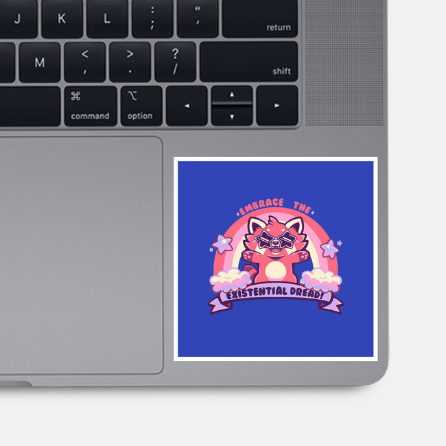 Embrace The Existential Dread-None-Glossy-Sticker-TechraNova