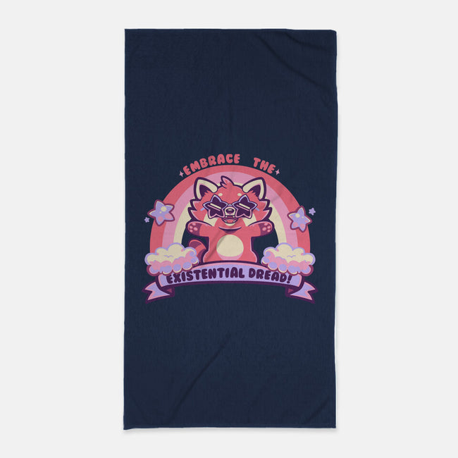 Embrace The Existential Dread-None-Beach-Towel-TechraNova