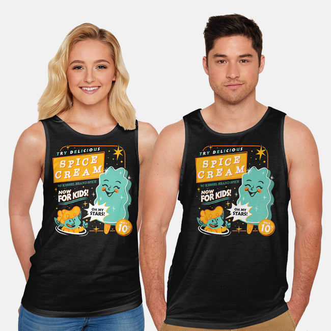 Try Delicious Spice Cream-Unisex-Basic-Tank-Aarons Art Room