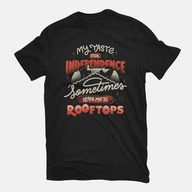 Leads Me To Rooftops-Mens-Heavyweight-Tee-tobefonseca