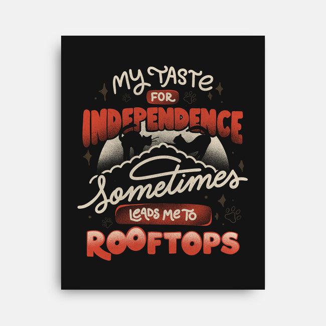 Leads Me To Rooftops-None-Stretched-Canvas-tobefonseca