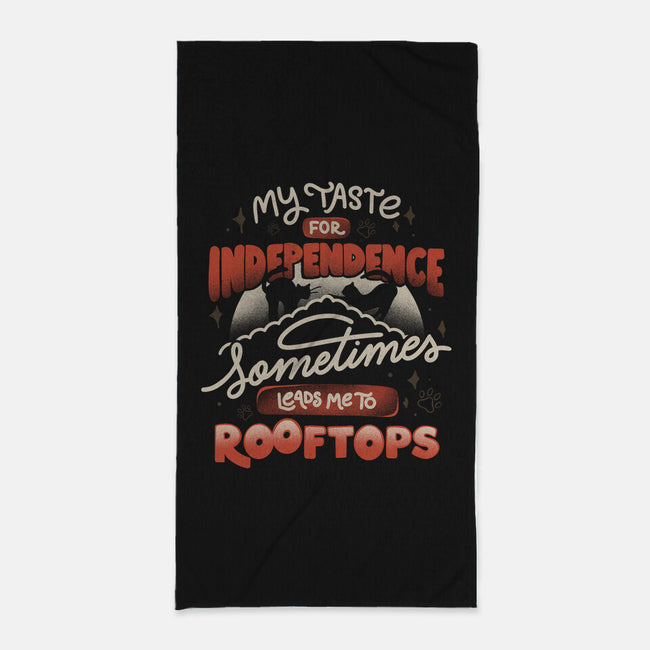 Leads Me To Rooftops-None-Beach-Towel-tobefonseca