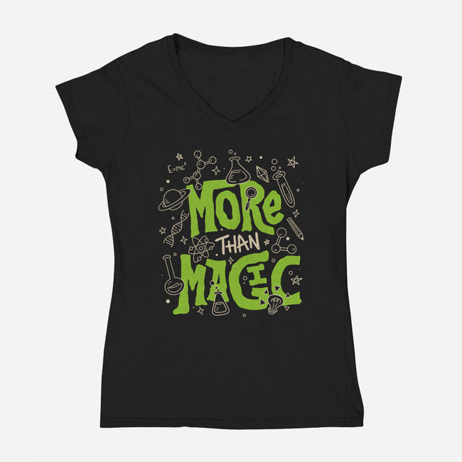 More Than Magic-Womens-V-Neck-Tee-tobefonseca