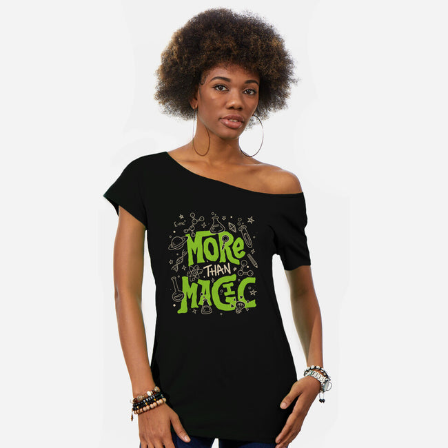 More Than Magic-Womens-Off Shoulder-Tee-tobefonseca