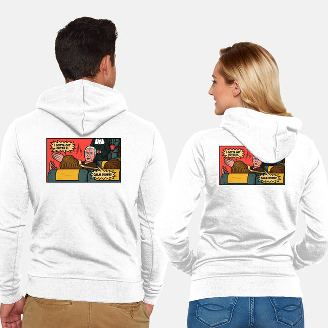 Airplane Slap-Unisex-Zip-Up-Sweatshirt-Raffiti