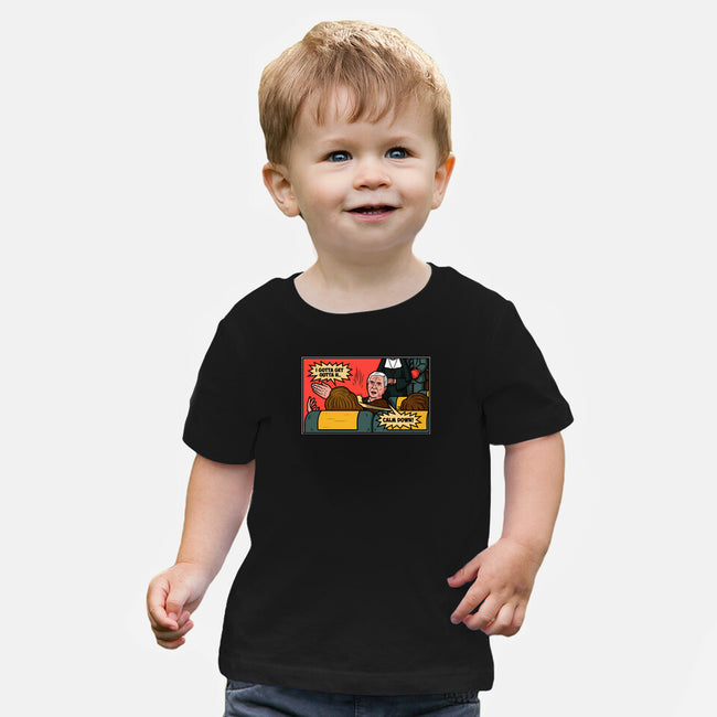 Airplane Slap-Baby-Basic-Tee-Raffiti