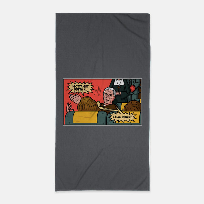 Airplane Slap-None-Beach-Towel-Raffiti