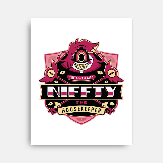 Niffty Housekeeper-None-Stretched-Canvas-LAGELANTEE