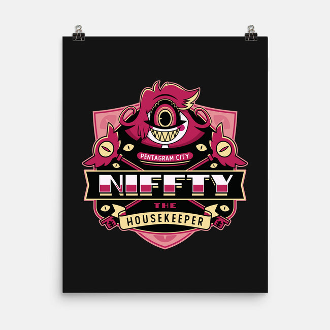 Niffty Housekeeper-None-Matte-Poster-LAGELANTEE