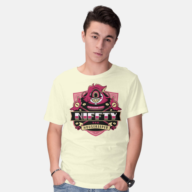 Niffty Housekeeper-Mens-Basic-Tee-LAGELANTEE