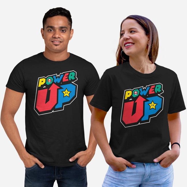 Power Up-Unisex-Basic-Tee-krisren28