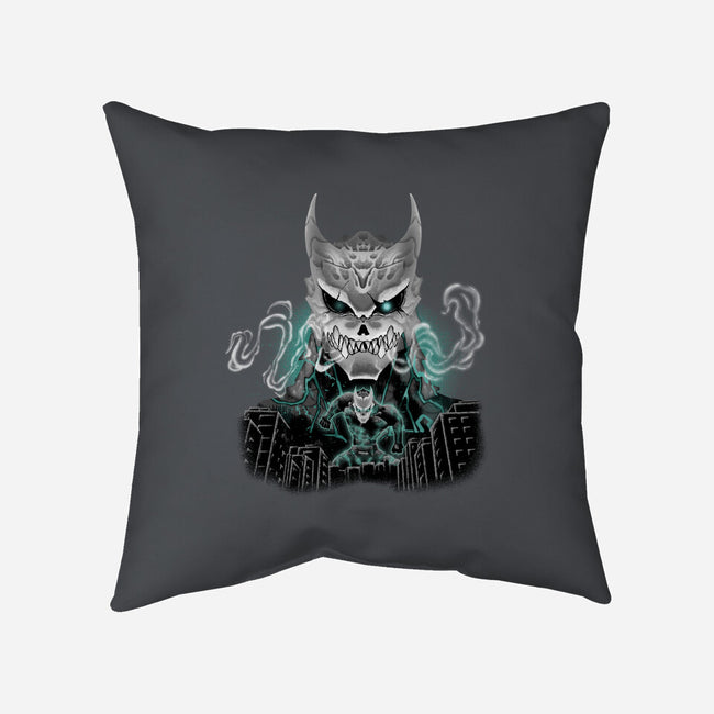 Kaiju No 8-None-Removable Cover-Throw Pillow-Afire