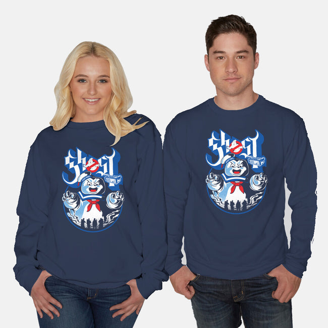 Papa Puft-Unisex-Crew Neck-Sweatshirt-arace