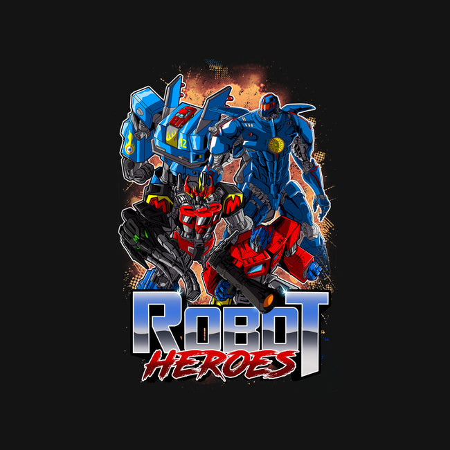 Robot Heroes-Mens-Long Sleeved-Tee-Diego Oliver