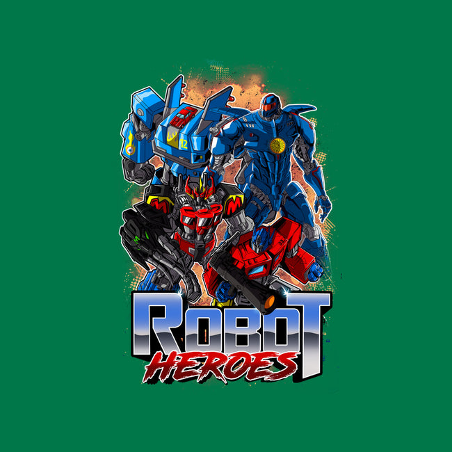 Robot Heroes-None-Stretched-Canvas-Diego Oliver