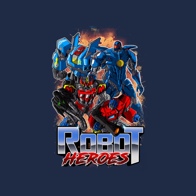 Robot Heroes-Womens-Basic-Tee-Diego Oliver