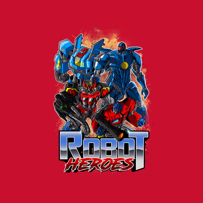 Robot Heroes-Baby-Basic-Tee-Diego Oliver