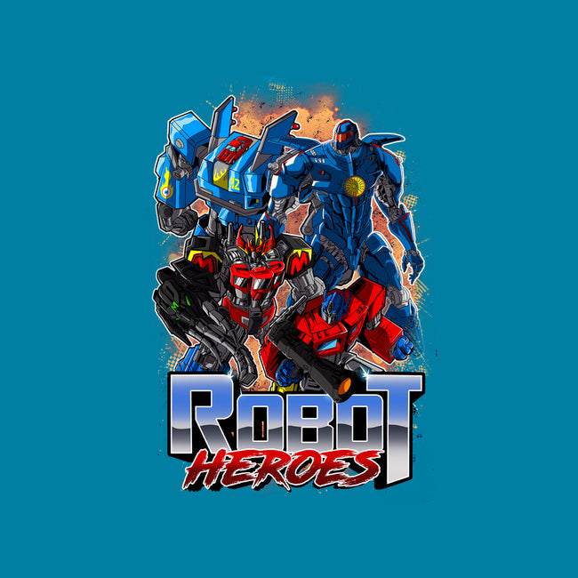 Robot Heroes-Mens-Basic-Tee-Diego Oliver