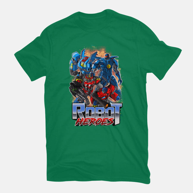 Robot Heroes-Mens-Premium-Tee-Diego Oliver