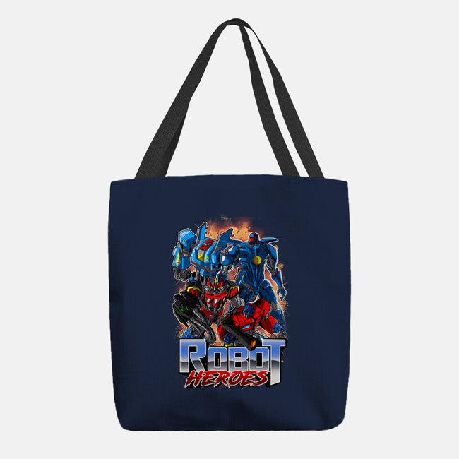 Robot Heroes-None-Basic Tote-Bag-Diego Oliver